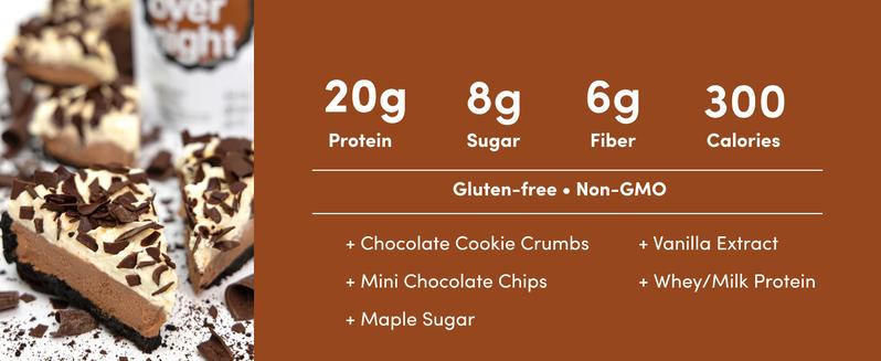 Creamy Overnight Oats Variety (16 + Shaker)  High Protein 5g Fiber, Green Apple Cinnamon  Coconut Cream Pie