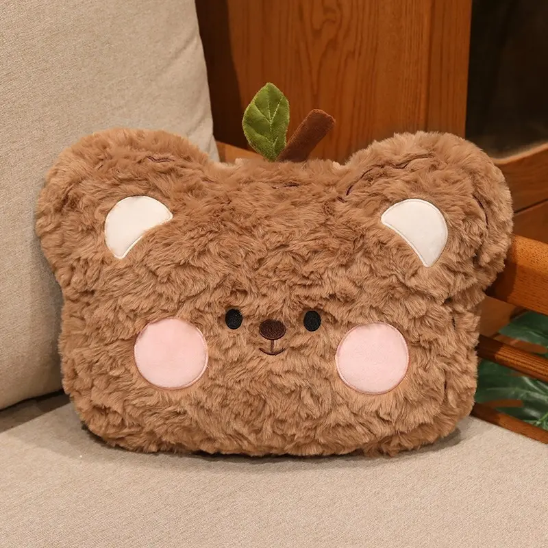 Teddy Bear Pillow Soft Plush Sleep Cushion, Sofa Bed Decorative Item, Teddy Bear Shape, Style Sofa Pillow, Casual Style