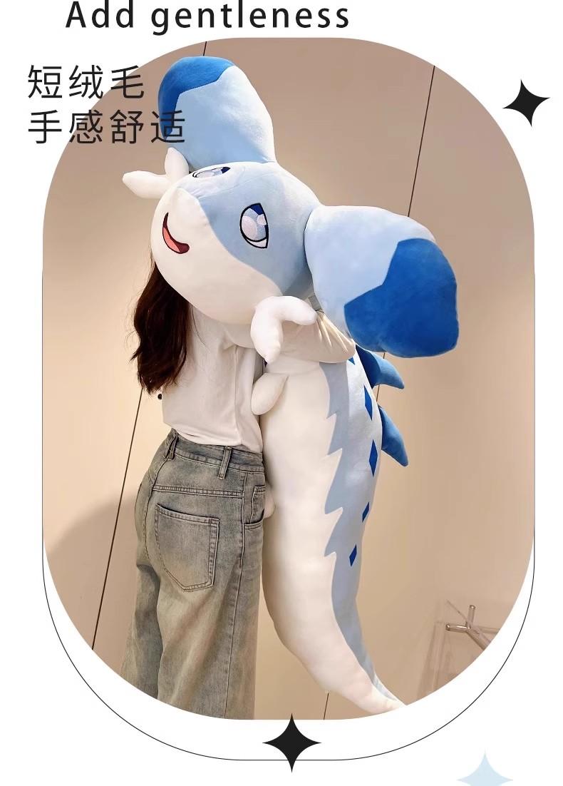 Palworld Plush Chillet Stuffed Pillow Bolster Toy Game Kawaii Grizzbolt Anime Peripheral Cloth Doll Stuffed Decor Modle