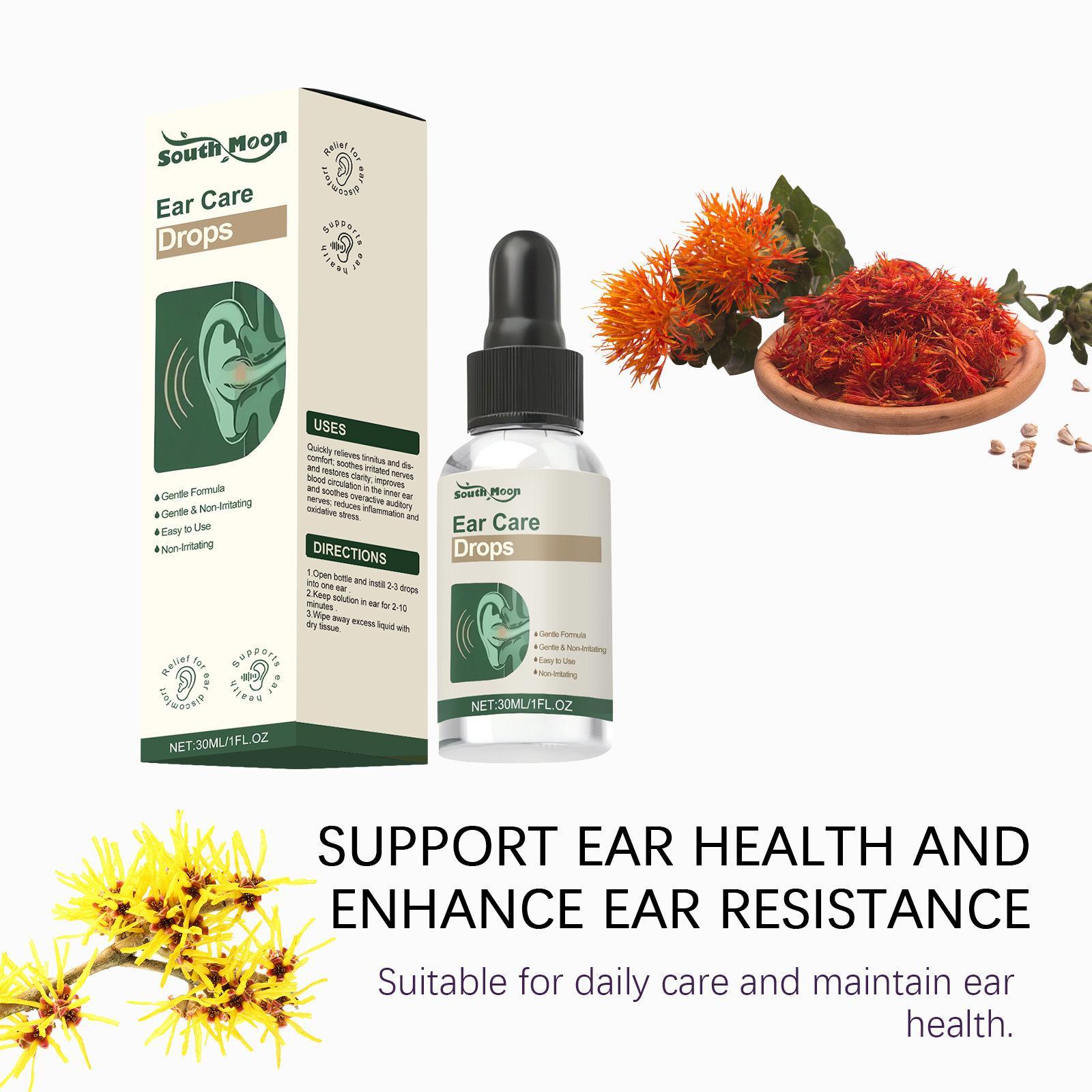 Gentle Ear Care Drops |     Non-Irritating Formula |     Portable & Easy to Use for Daily Ear Comfort