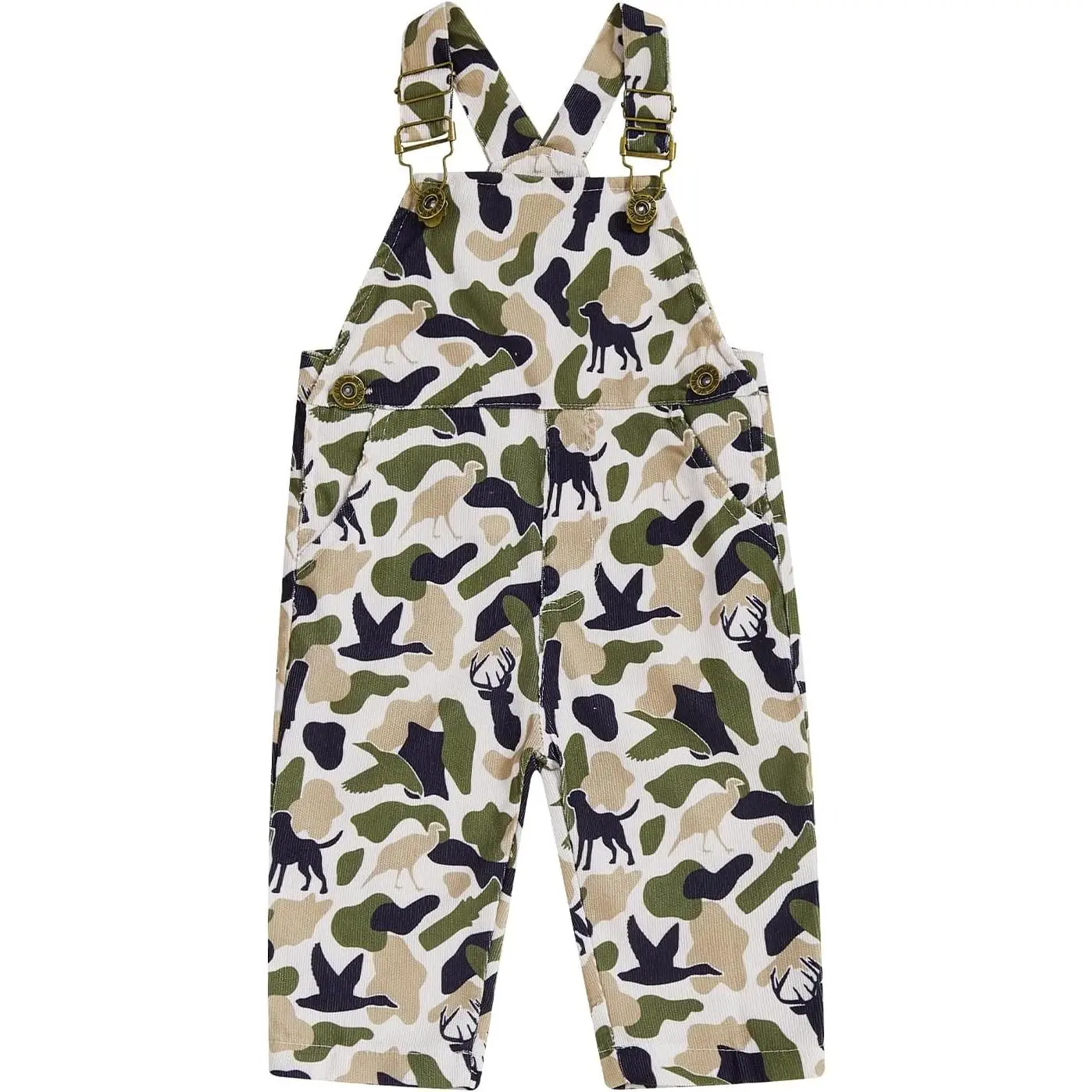 Toddler  Boy Duck Deer Hunting Corduroy Suspender Pants Bib Overalls Little Hunter Fall Winter Outfits New model items girl boy clothes costume clearance clothing affordable products vintage cotton july dillards rompers western  girloveralls   crate  fit