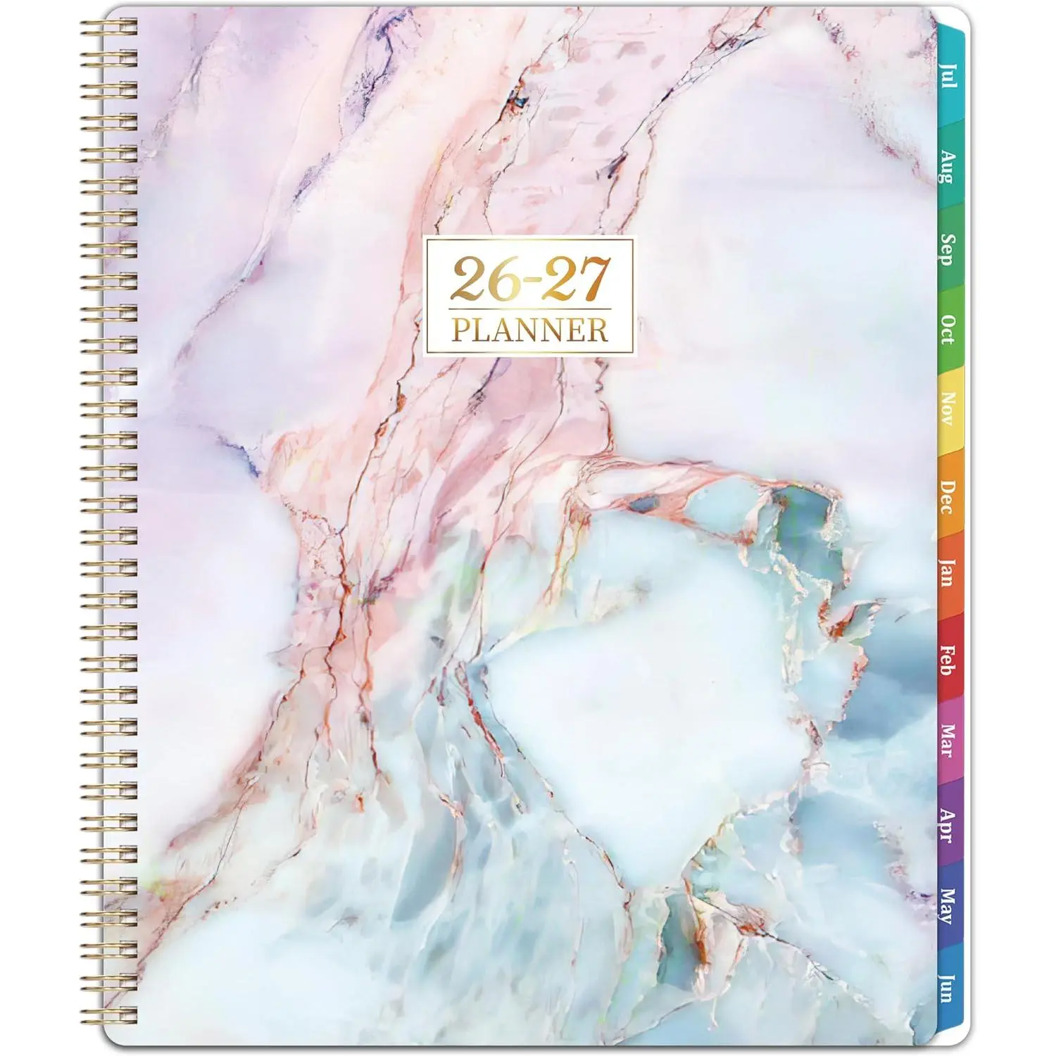 2026-2027 Planner - Academic Planner Weekly and Monthly | 2026-2027 Planners 8.5''x11'', Weekly Monthly Planners with Colorful Tabs, Inner Pocket