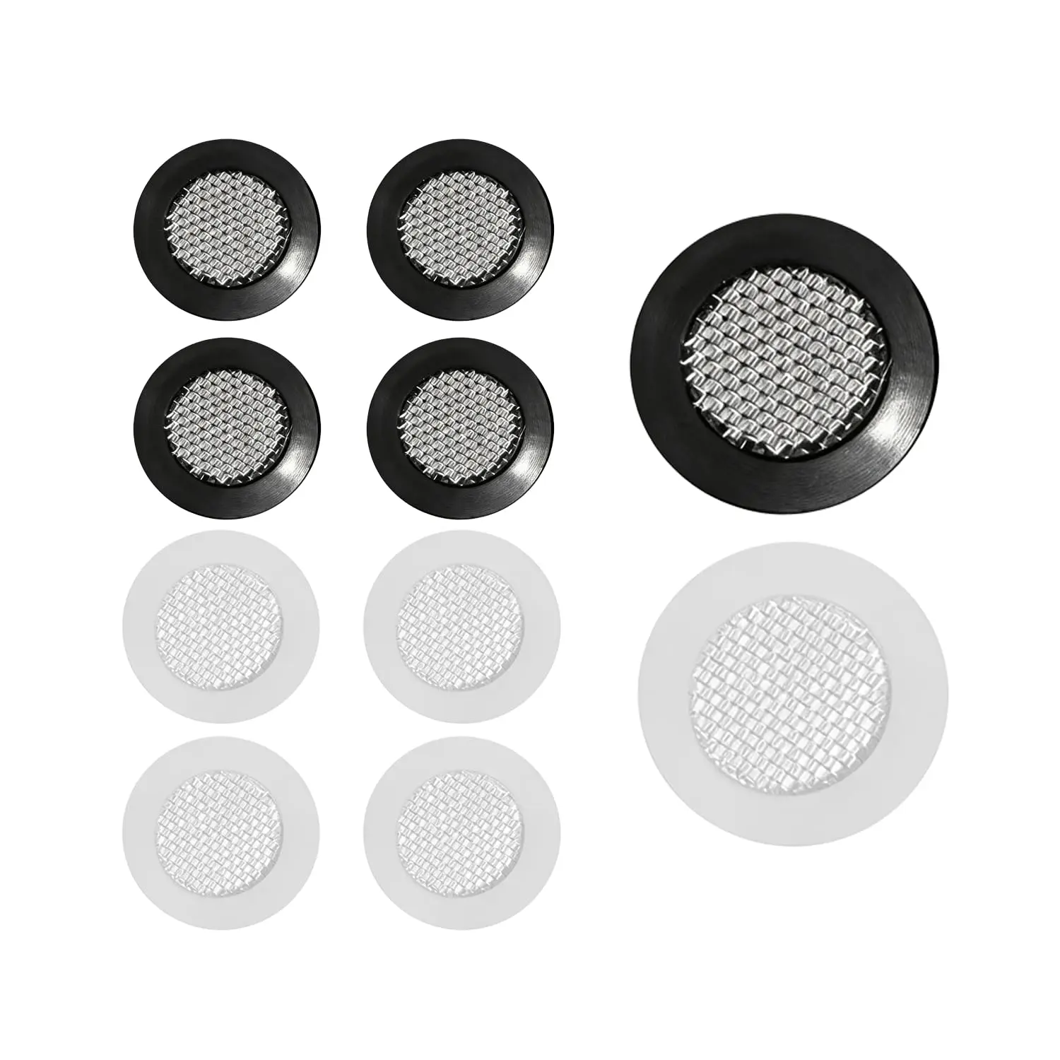 Rubber Washers Shower  Gasket with Wire Mesh Middle Creates A Seal to  Leakage Washer for 1/2" Fixed Shower /Handheld Shower Hose Connector 10 Pack