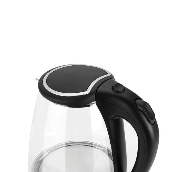 HD-1857-A 110V 1200W 1.8L Electric Glass Kettle US Plug