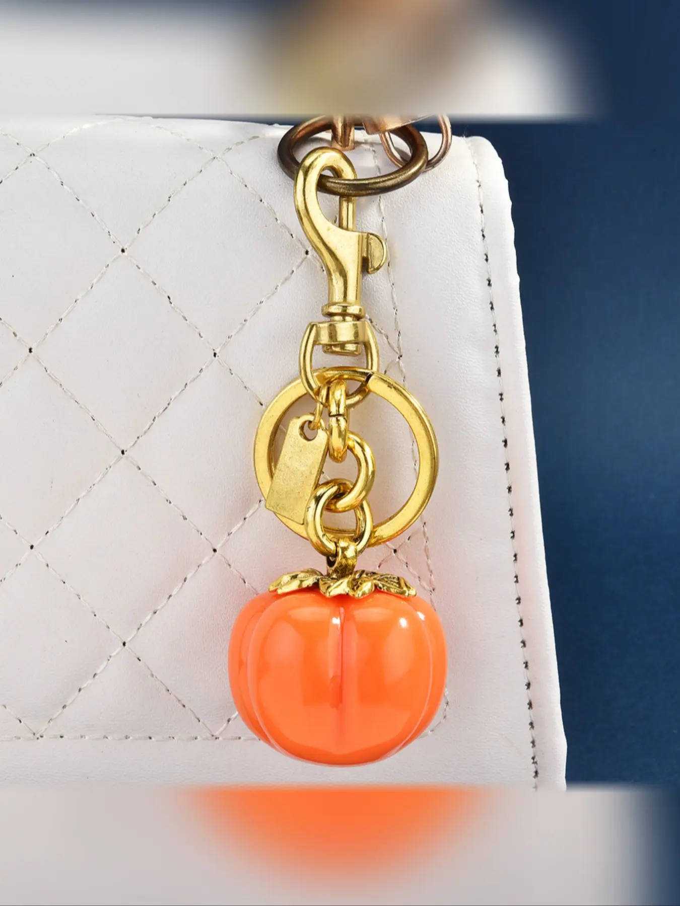 Women's Casual Print Keychain Bag Charm, Handmade Decorative Accessory for Bags & Keys, All-Season Fashion Jewelry