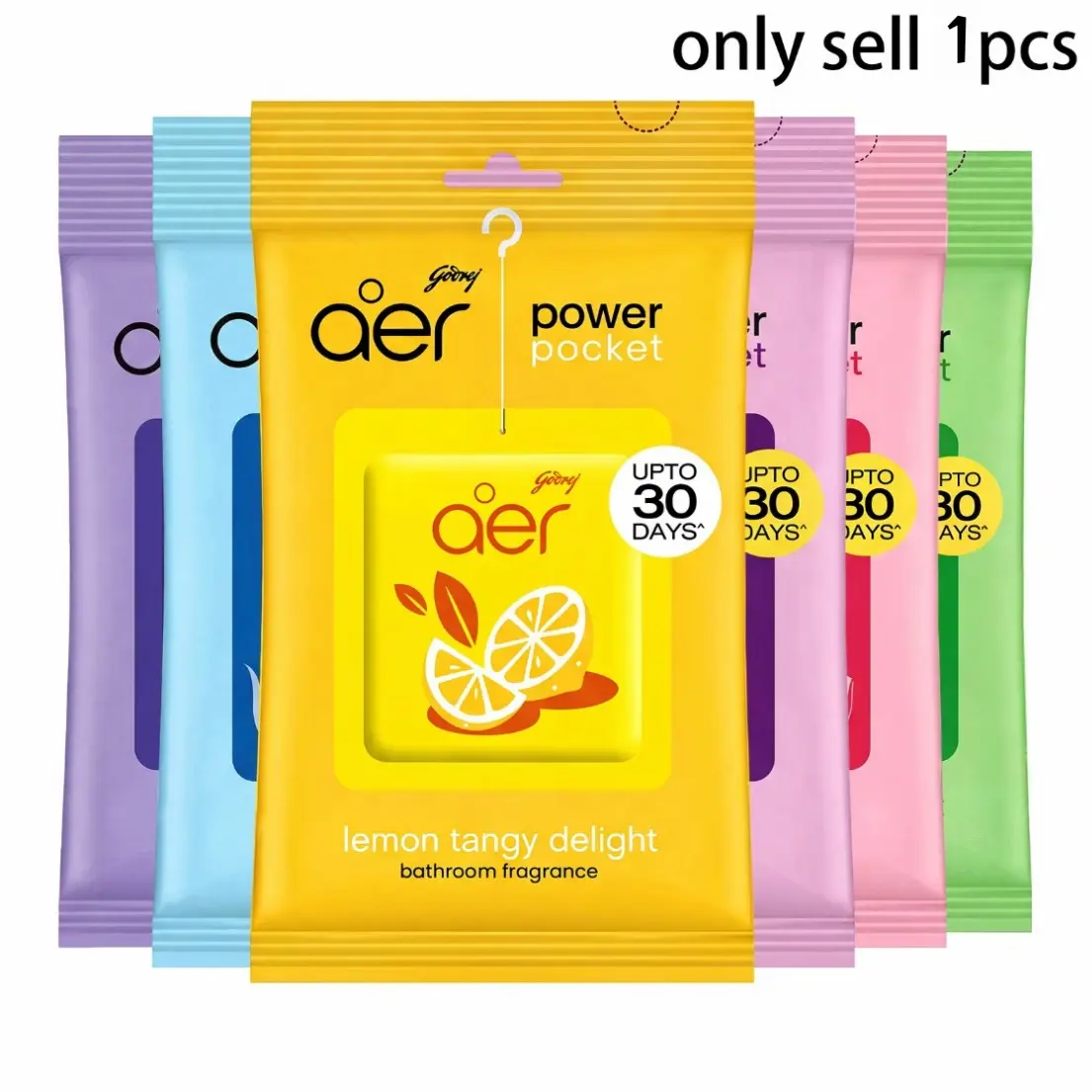 Aer Portable Scented Bags 6-Pack, Hanging Home Air Freshener, Solid Aromatherapy Strips, No Flammable Liquid, Ideal for Home Use, Aromatherapy Home Fragrances