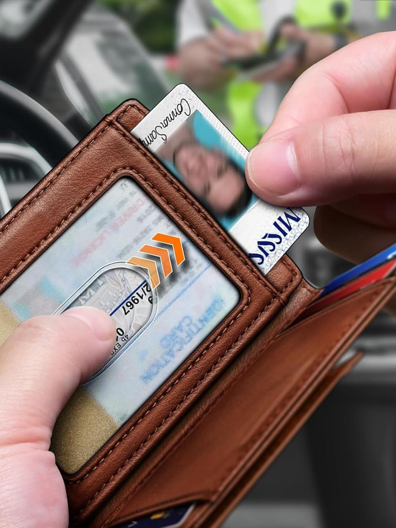 Magnetic Slim Wallet for Men, Card Holder with Rfid Protection, Holds 12 Cards and Cash, Minimalist Design for Everyday Use, Card Organizer