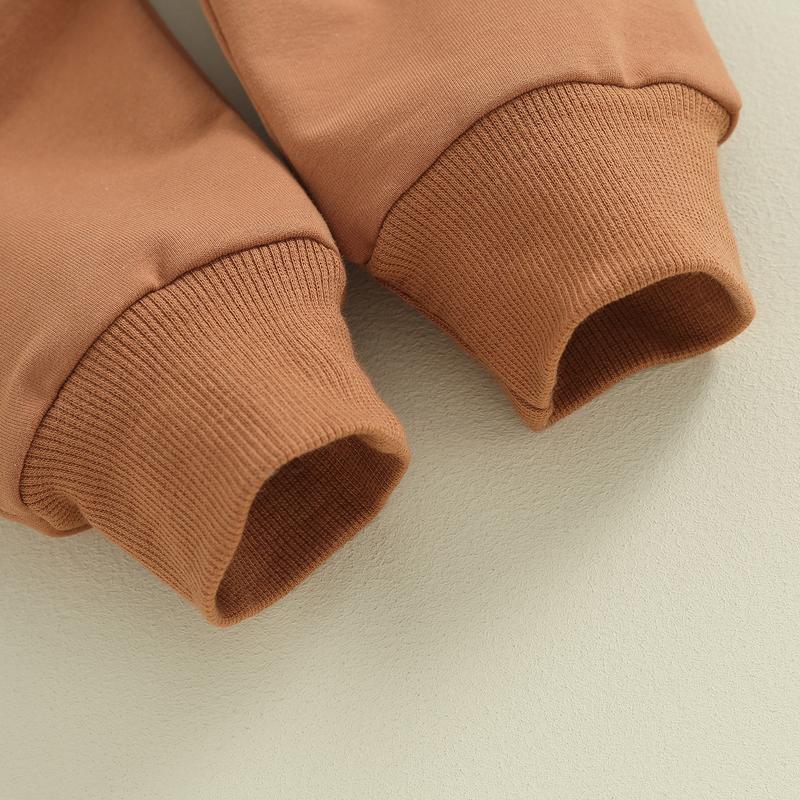 Toddler Baby Girl Boy Aunties Bestie Clothes Long Sleeve Letter Print T-Shirt with Elastic Waist Pants Set Outfit