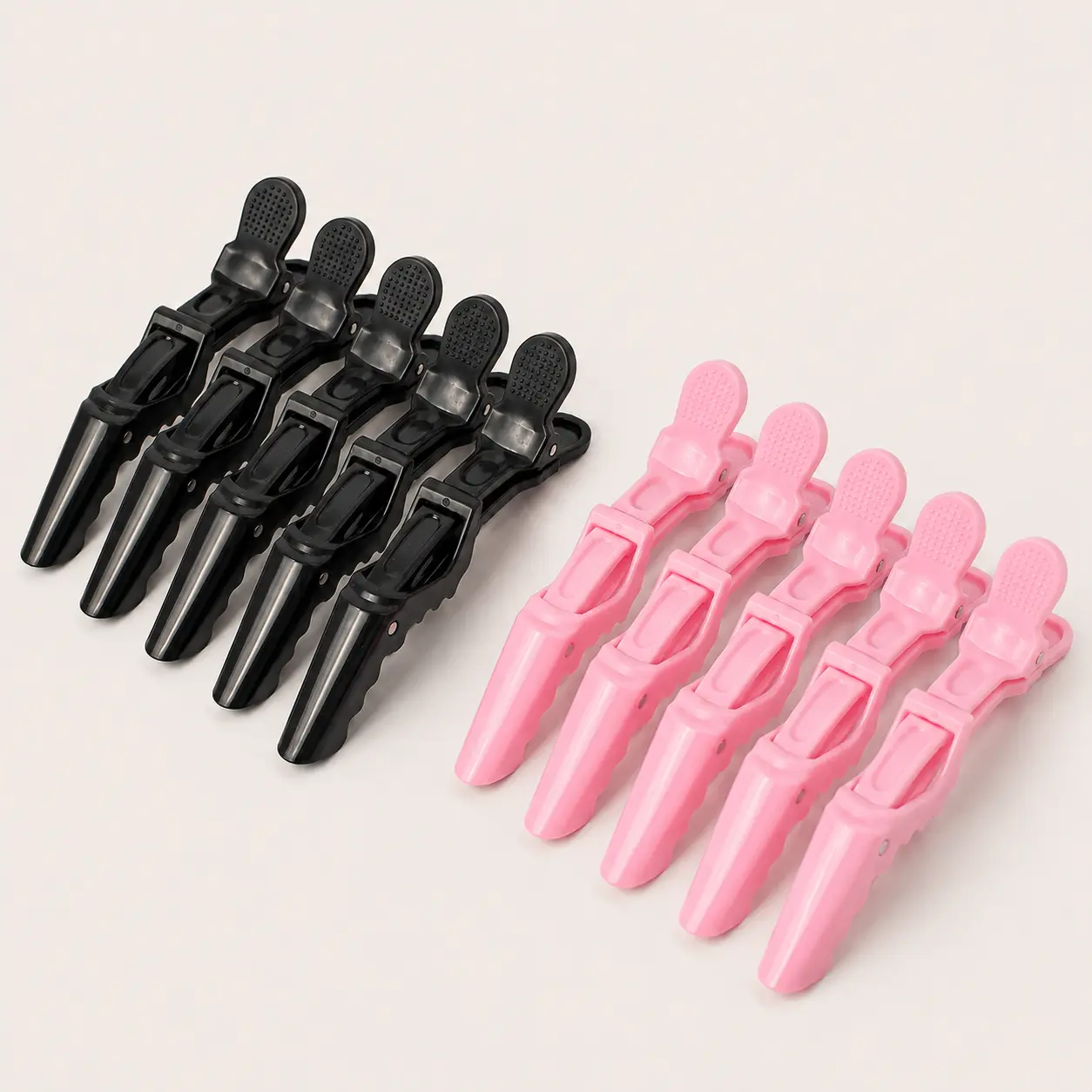 5PCS Professional Alligator Hair Clips, Strong Grip Plastic Salon Sectioning Clips for Hair Styling, Blow Drying, Curling & Everyday Use