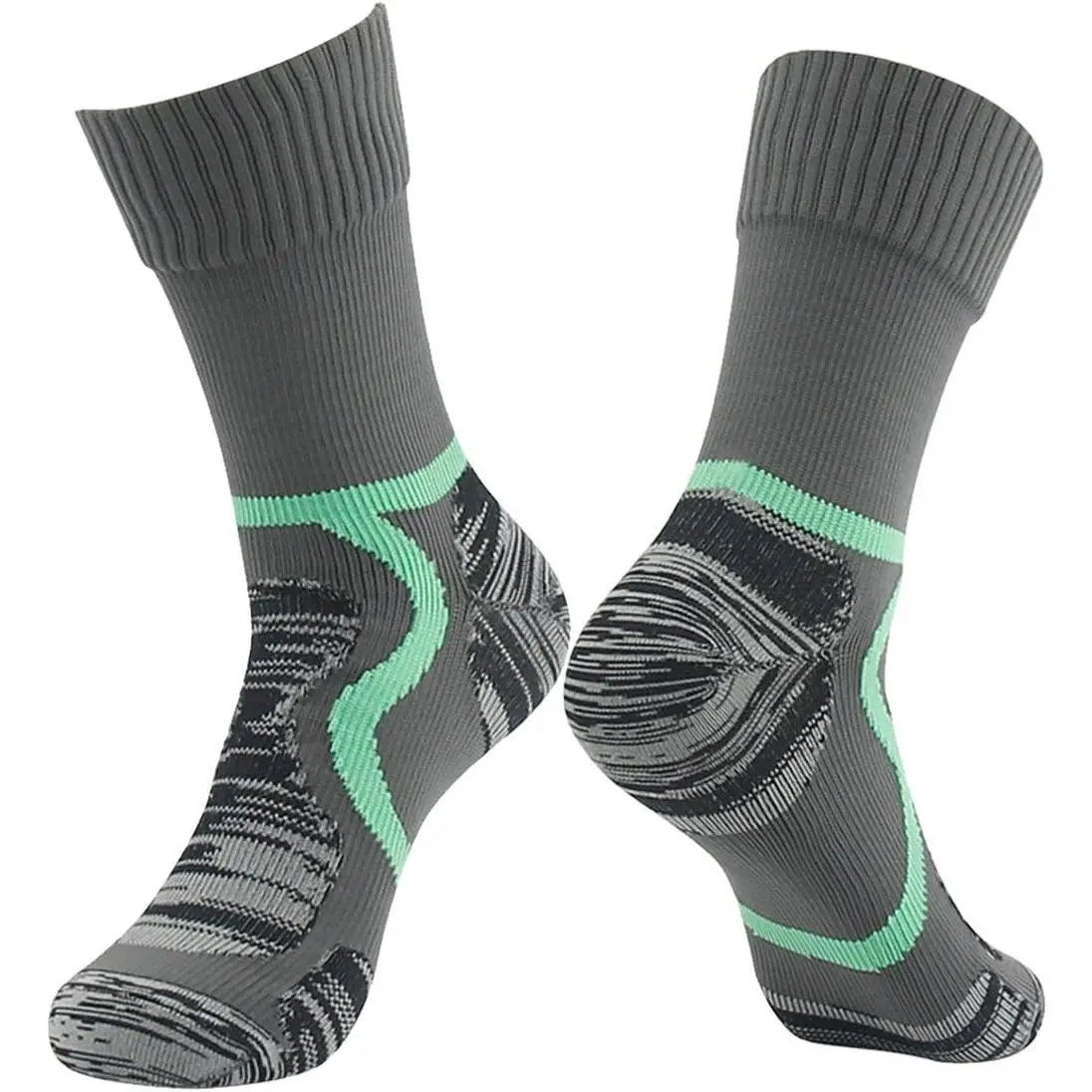 Baby & Maternity Waterproof Breathable Socks - [SGS Certified] Unisex Adults' Hiking Socks, Options: 01 Pair-Black-Thinner Lighter, 02 Pairs-Blue&Yellow, Black Blue White Pattern, 01 Pair-Black-Thinner Lighter Waterproof Socks