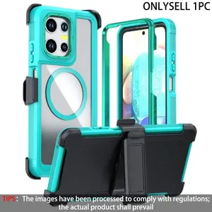 Military-grade rugged phone case with back clip and stand, compatible with Motorola MOTO G Play 5G (2026), G Power (2025) and G Stylus 5G (2024). It offers durable protection and a stylish look, fitting perfectly for daily use.