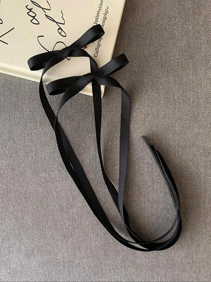 10pcs Women Polyester Colorful Bow Hair Clips, Lace, Elegant, Ballet, Y2K Fairy Hair Accessories, Suitable For Daily Use Claw Clips Hair Claws Hair Barrettes, School Stuff, College, Bows, Cute