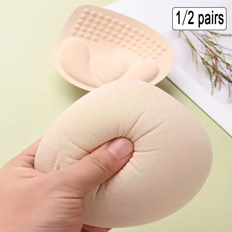 Women's Heart-Shaped Thicken Pads, Push Up Bra Inserts, Lift and Shape, Washable Removable Boosters, Suitable for Bras and Underwear, Lingerie Accessories