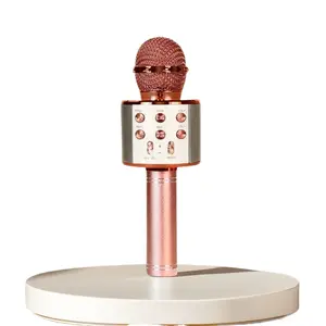 Karaoke Microphone for Kids & Adults  Bluetooth Singing Mic Echo Effect, Built-in Speaker Portable for Party Travel Gifts