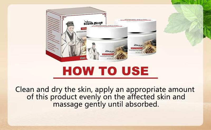 Herbal Body Care Cream - Relieves Dry and Tight Skin, Soothing Skin | Relieves Itching, Rich in Menthol, Calendula & Dendrobium for Eczema & Psoriasis (Hydrating, Safe for All Ages | 30g) Gentle Daily Calming Smooth Moisturizers Sensitive