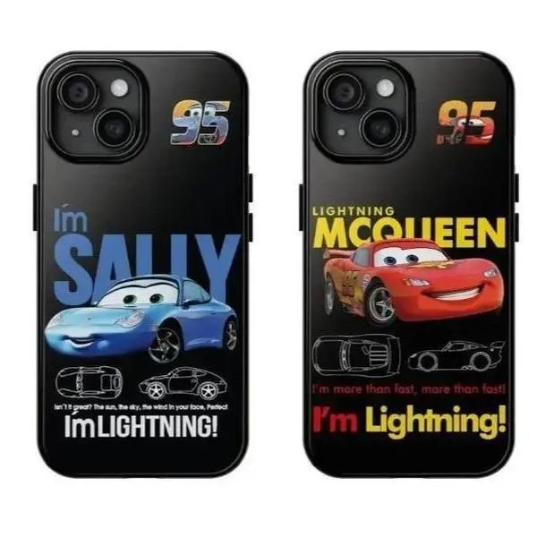 MCQueen & Sally 95 phone Cases For iPhone 12/13/14/15/16Promax Promax Plus and 17 Pro Promax Air,The perfect gift for his or her on holidays, parties, or birthdays.