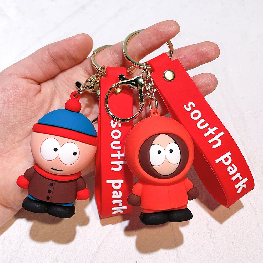 South Park keychain, South Park figurine, couple pendant, small gift for claw machines