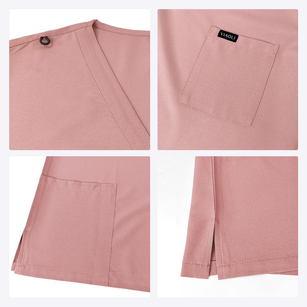 Uniforms Woman Scrub Set Nurse Beauty Salon Workwear Clinical Scrubs Top + Pant Spa Doctor Nursing Tunic Suit