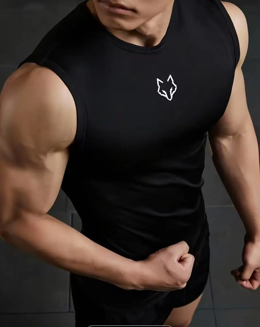 Men's Sleeveless Gym Tank Tops, Sports Tank Tops,Slim Fit High Stretch Training Tops, High Stretch,Performance Sports Shirt for Gym & Casual Active Wear,Stretchy Fabric for All Seasons Activewear For Fitness Activewear Vest Athletic Tank Tops Athleisure T