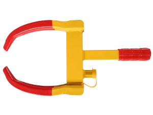 Wheel Lock,1/2 Pack Universal Wheel Clamp Lock,Adjustable Anti Theft Trailer Lock Wheel Clamp,Heavy-duty Steel Tire Lock for ATV RV SUV Car Golf Cart Boats Motorcycles.with 3 Keys