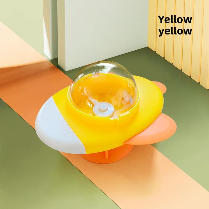 Cat Toy Pet Rotating Treat Dispenser Ball Self-Entertainment Relieve Boredom Eating and Playing Educational Cat Dog Toy Treat Dispenser New Model