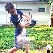 AGS SWINGRAIL Baseball/Softball Hitting Trainer – Swing Trainer Aid for Batting & Hitting Practice – Baseball Training Equipment to Improve Bat Speed, Swing Mechanics, Contact & Timing – For Ages 9 and Up