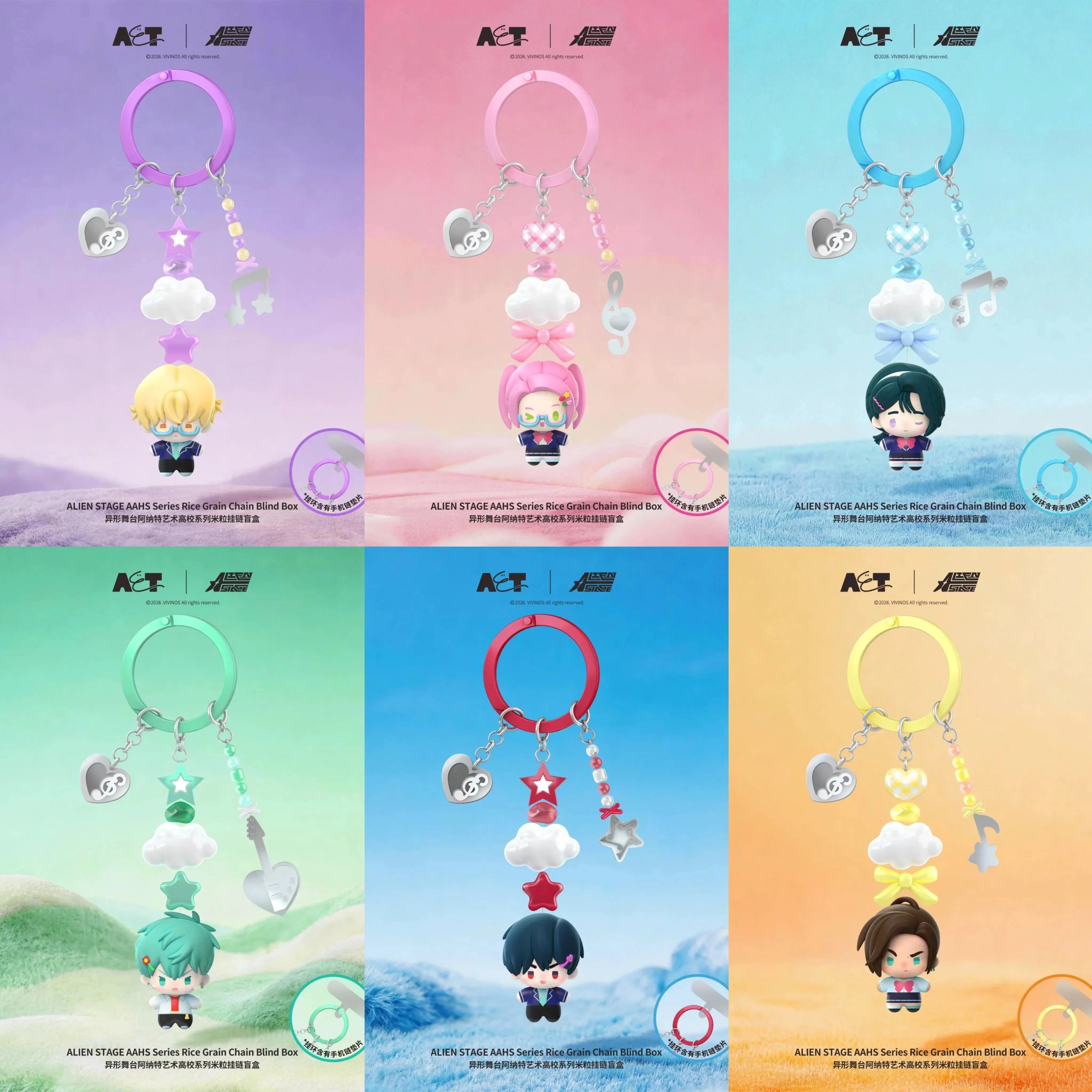 【 In Stock 】 New Hot Selling Genuine Alien Stage Aahs Academy Anu Body Series Surprise Blind Box Ivan Sua Handmade Ornament Coll