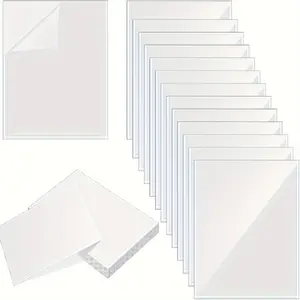 50 Sheets A4 Thermal Laminating Pouches, Ideal for Photos, Documents, Cards, Images, Compatible with Cold and Hot Laminators