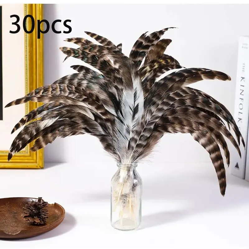 30pcs Artificial Feathers Set for Decoration, Dreamcatcher, Easter, Christmas, Costume, Art Accessories, Halloween, Wedding, Craft Sewing