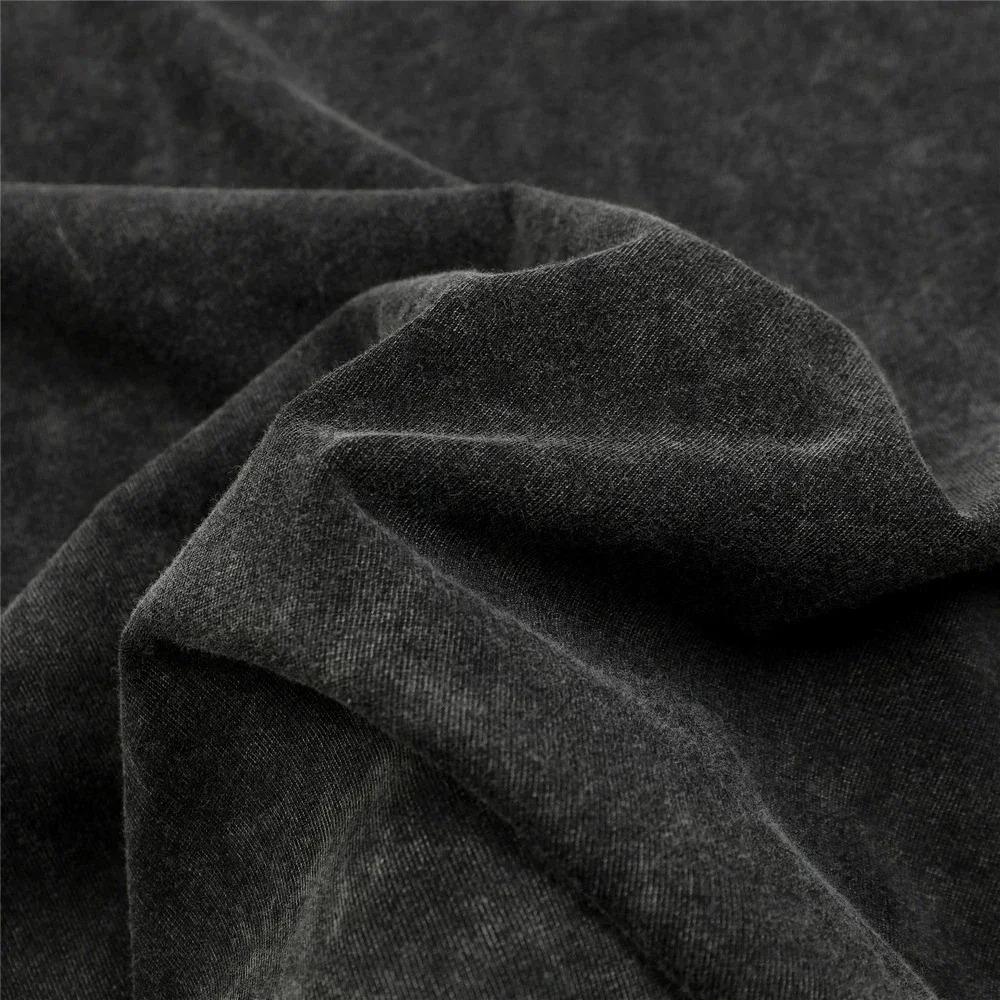 2026 Summer New Zenitsu Agatsuma Breath of Thunder Retro Washed Old T-shirt Demon Slayer 90s Street Style Short-sleeved Top