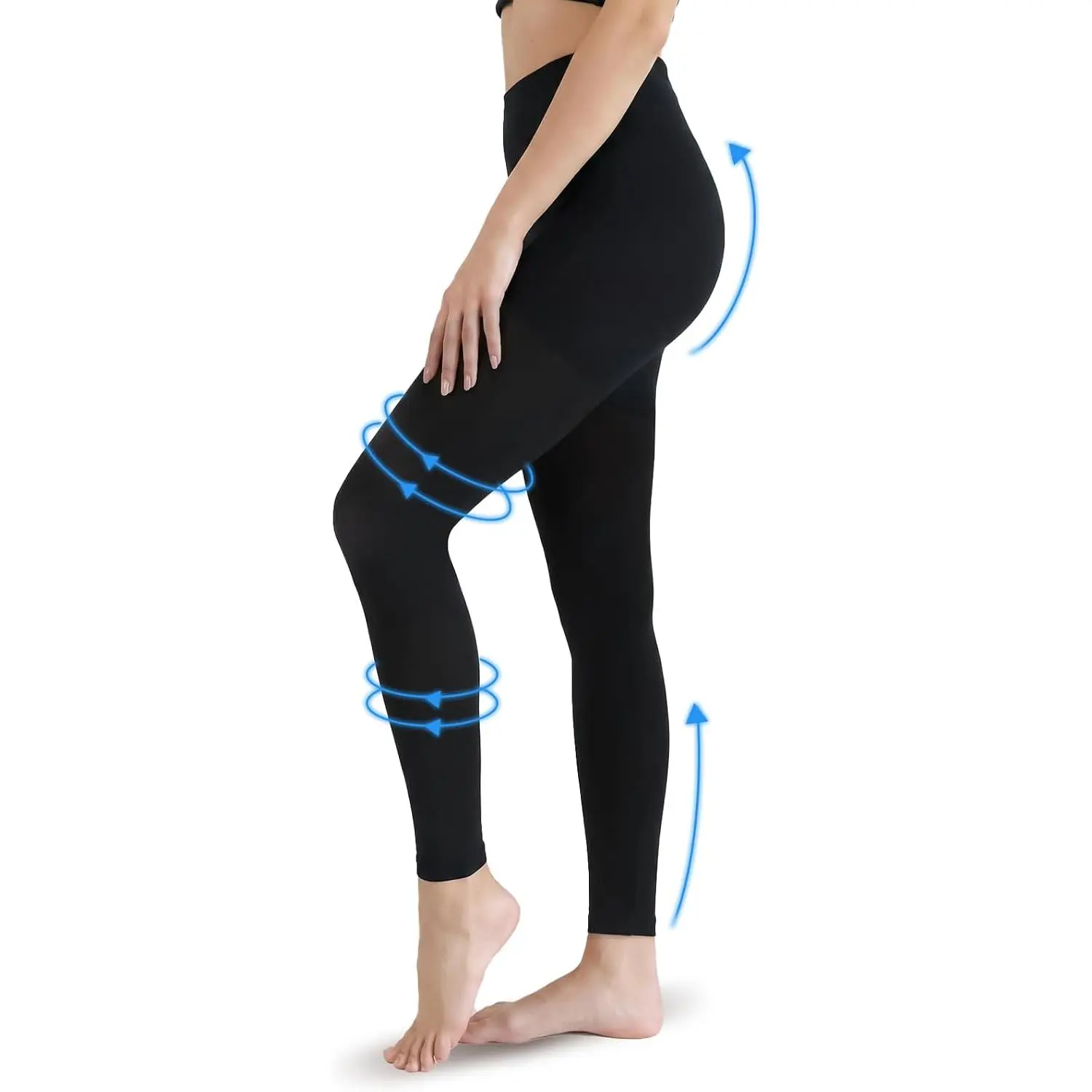 Medical Compression Leggings 20-30mmHg Graduated Support Pantyhose