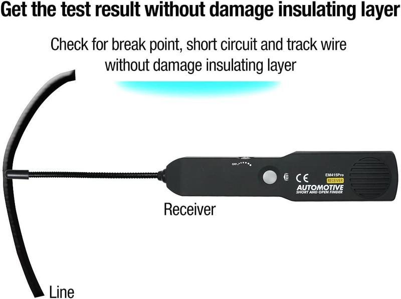 em415Pro Automotive Electrical Open&Short Finder Circuit Tester,Car Relay Tester,Tone Generator Cable Wire Breaker Fault Finder,DC Less than 42V Car Diagnostic,Christmas gifts, Vehicle em415Pro Automotive Electrical Open&Short Finder Circuit Tester,Car Relay Tester,Tone Generator Cable Wire Breaker Fault Finder,DC Less than 42V Car Diagnostic,Christmas gifts, Vehicle