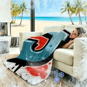 1PCS American Street Graffiti Print Cooling Blanket Q-MAX>0.3, Cool Breathable Soft, For Home Dorm Car, Trendy Teens Summer AC Blanket