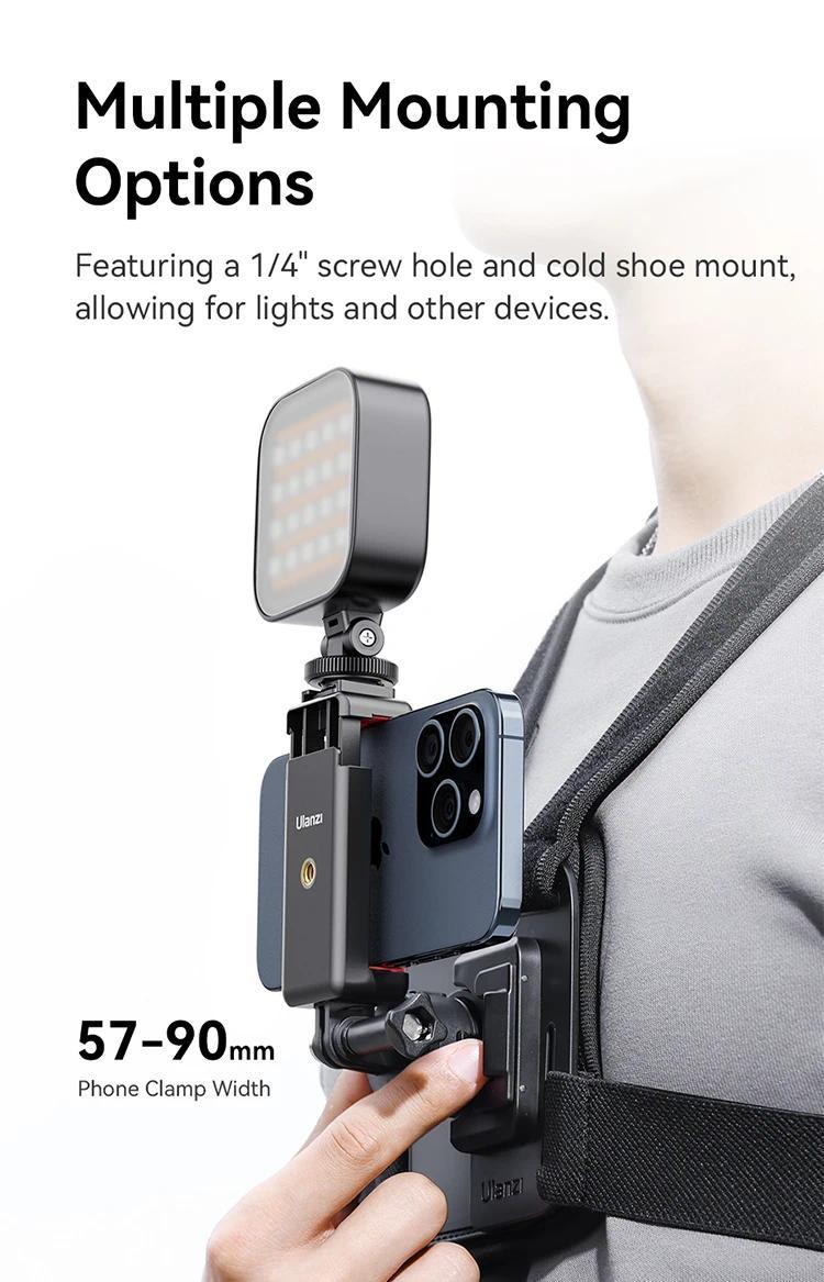 CM027 Chest Head Strap Mount Belt For Smartphone Gopro insta360 x3 dji osmo Pocket 3 Action Camera Accessories Outdoor Video