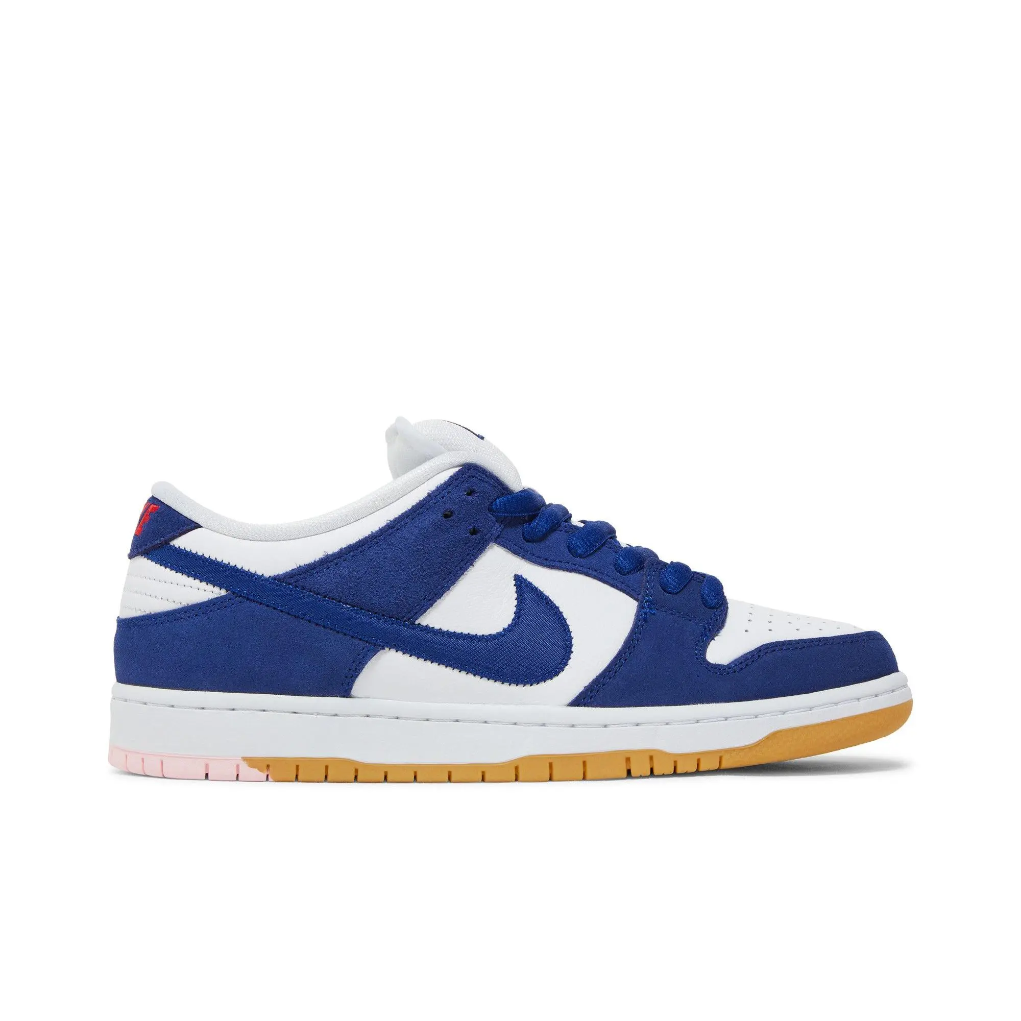 Nike Dunk Low SB 'Los Angeles Dodgers' (Unisex) Deep Royal Blue/White/Sport Red/Gum Light Brown sneakers DO9395 400
