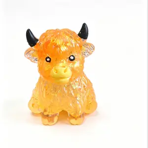 Stress Relief Cow Squishy Toy, Fun Interactive Fidget Tool, Perfect for Relaxing & Entertainment, Ideal Gift for Kids & Adults