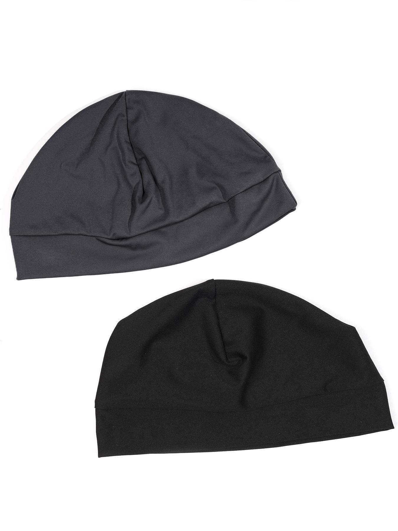Simple Style Plain Color Skull Beanie for Men & Women, Casual Sportive Breathable Beanie Hat for Outdoor Sports for Men & Women, Fitted Hats, Head Cover