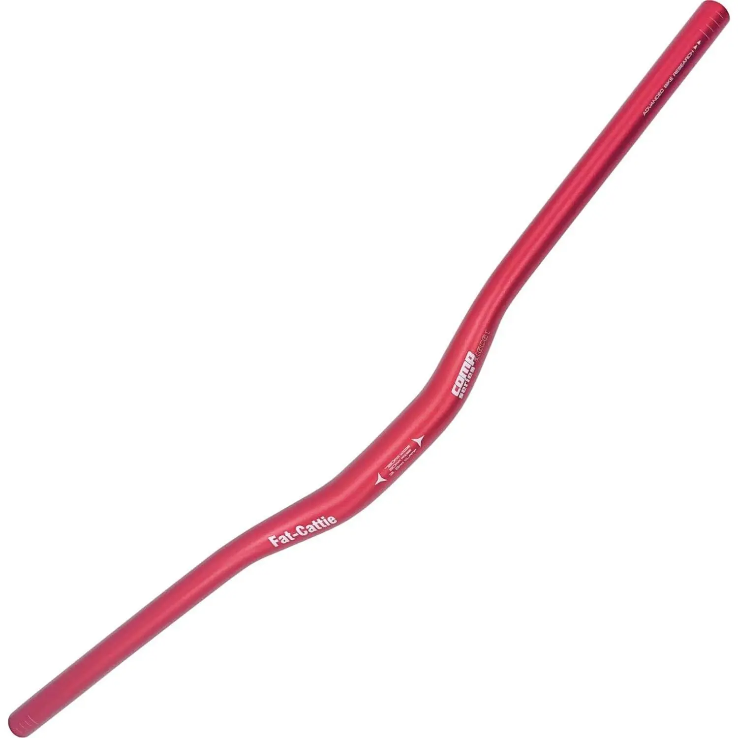 Mountain Bike Handlebar Red 31.8mm 720mm Aluminum Alloy 25° Handlebar