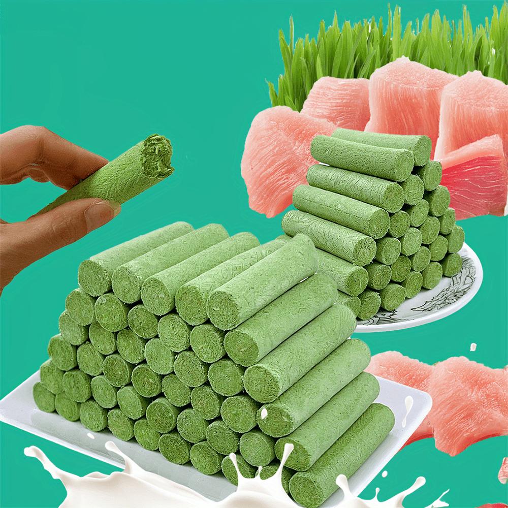 20 Count 4.23oz/120g Cat Grass Stick, Cat Treats for Hairball Support and Teeth Cleaning, Chicken Flavored Hairball Treats for Cats, Natural Freeze Dried Cat Grass Treats for Indoor Cats, Cat Grass for Cat