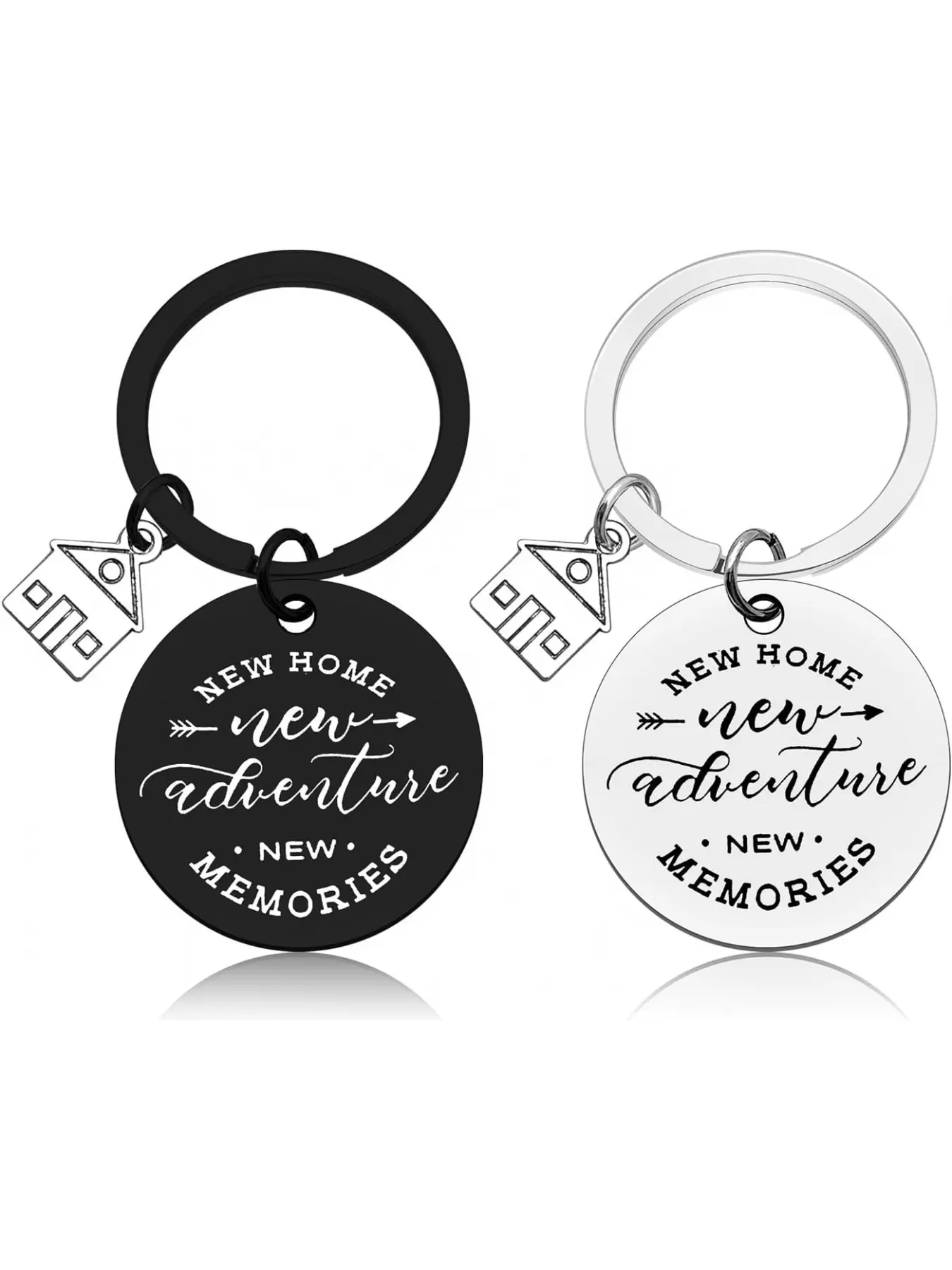 2026 New Home Keychain - Housewarming Gift for Couples/Friends - First House Keychain - Real Estate Agent Closing Gift - First Home Keychain