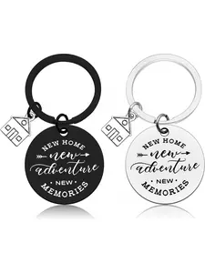 2026 New Home Keychain - Housewarming Gift for Couples/Friends - First House Keychain - Real Estate Agent Closing Gift - First Home Keychain