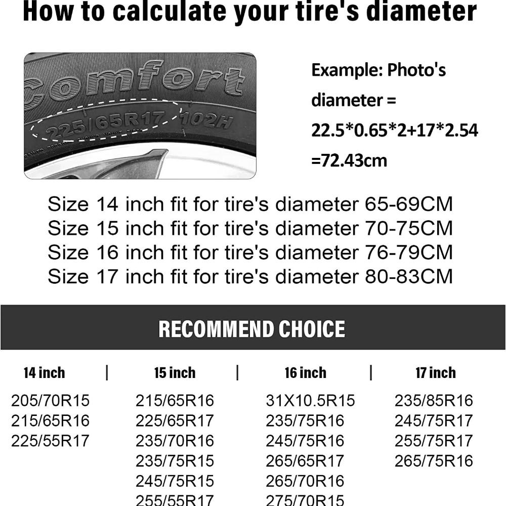 Car spare tire cover, pure black PVC leather SUV truck off-road vehicle RV external tire cover, wheel cover