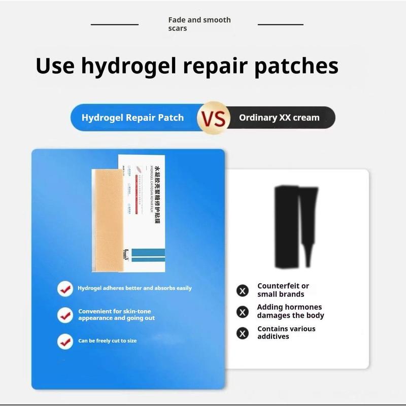 Silicone Scar Repair Patches, 3 Sheets – Fades Acne/Post-Surgery Scars | Stops Itching & Softens Hypertrophic Scars
