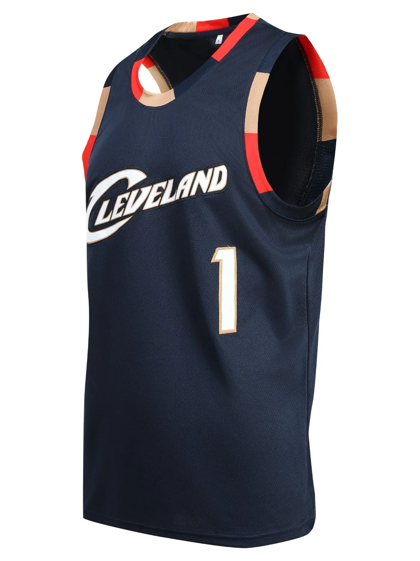 Men's 1 Basketball Jersey Blue Embroidered Sports Wear, Casual Short Sleeve Tank Top, Fitted H-Type Long Clothing, Letter Pattern, Fashion Jerseys, Sports Tops