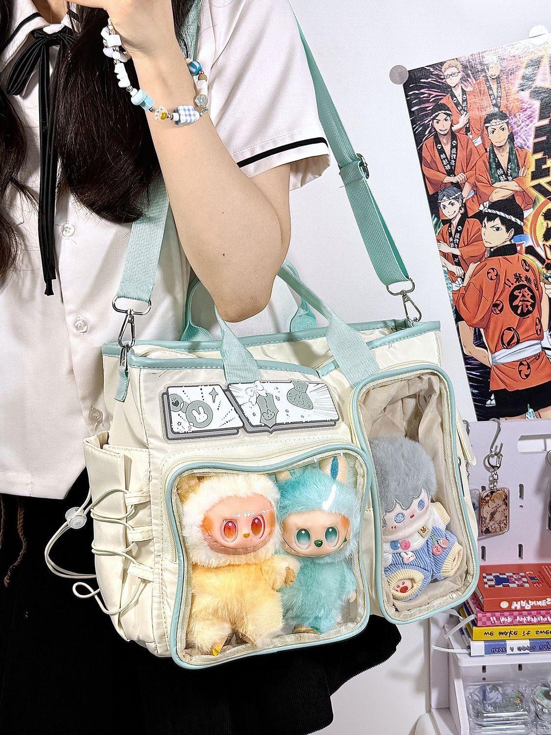 Japanese Cute Girl Ulzzang Ita Bag Daily Commuting School Bag Backpack Fashionable Y2K Shoulder Bag Dolls Bag Bags for Women
