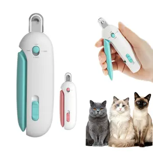 2-in-1 Cat Nail Clippe Potaroma Cat Nail Clipper with Adjustable 4-Size Trimming Hole & Hidden Nail File| Safe Toenail Trimmer for Kittens & Indoor Cats| Anti-Splash Claw Cutter for Cat Grooming (Blue/pink)#PetGrooming#CatCare#petlovers 2-in-1