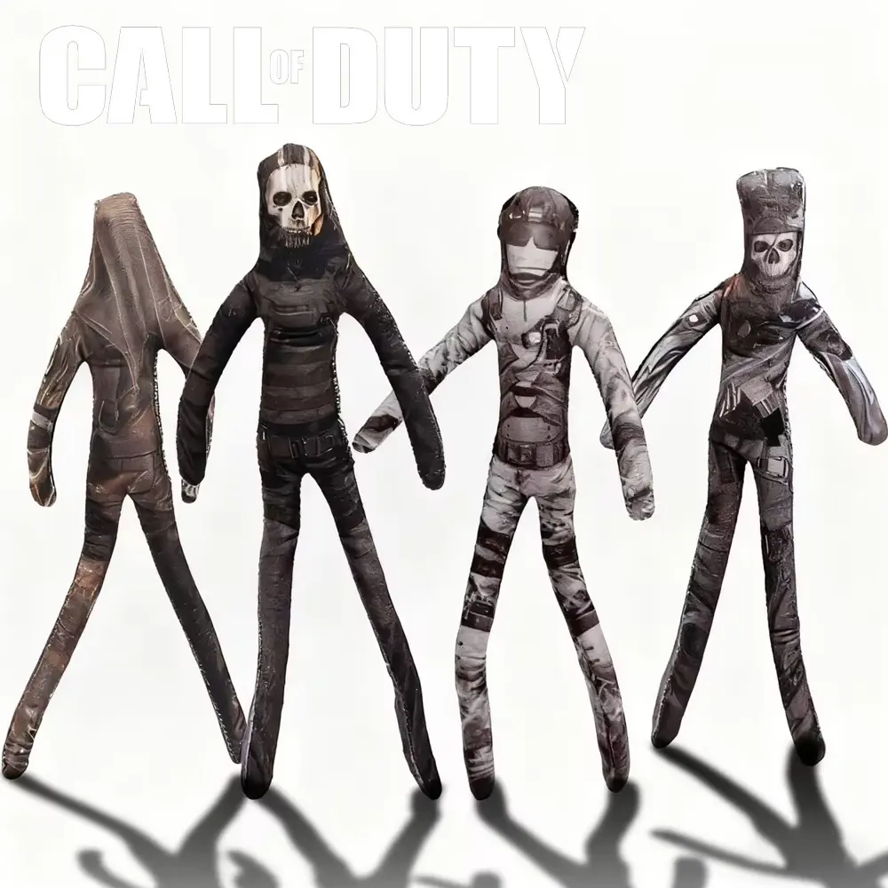 Game Call Of Duty Ghost Sebastian Krueger Cosplay Doll Halloween Party Accessories Stuffed Plushies Abstract Twistable Props