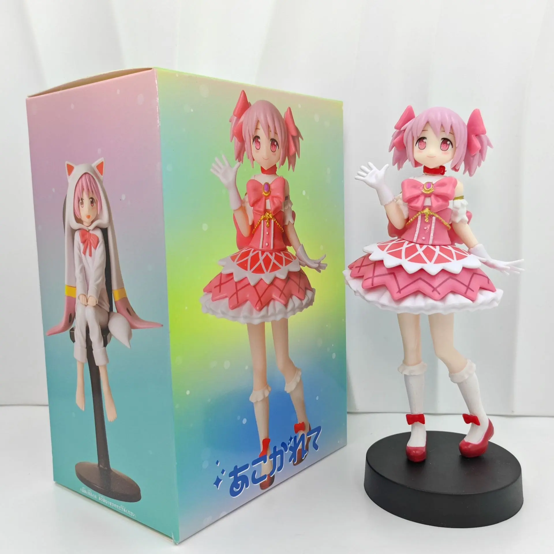 Magic Girl Madoka Magica Homura Akemi Pajama Chibi Anime Model Desktop Decoration, Cute Anime Figure Collectible, Perfect Gift for Fans, Cute Figures