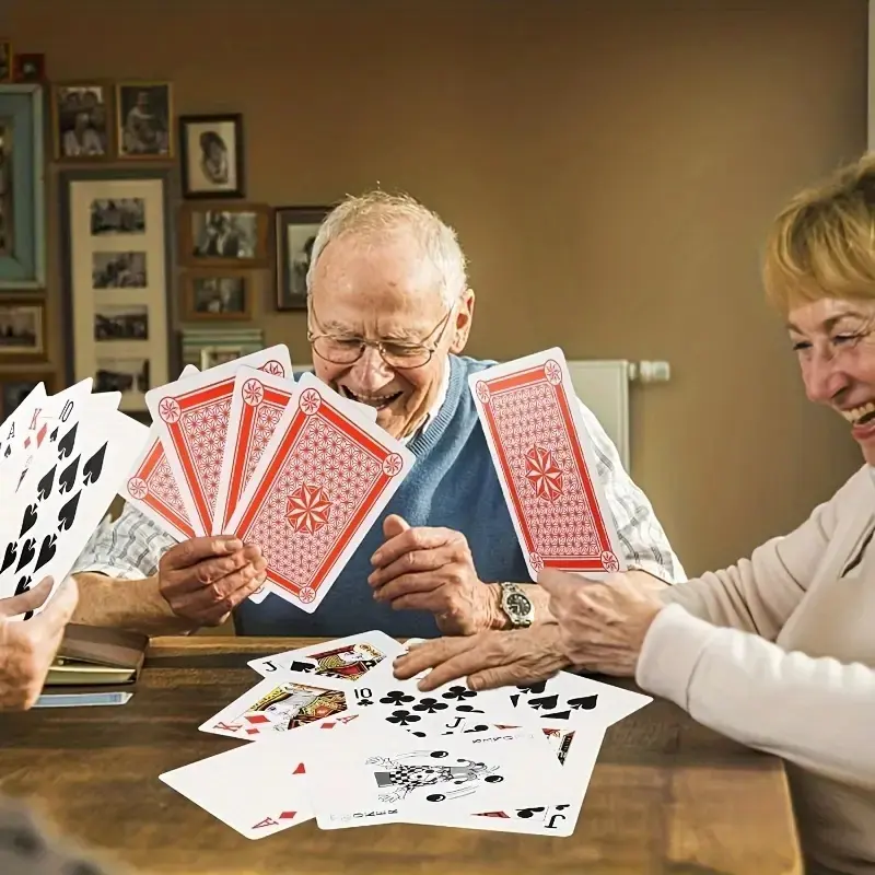 Oversized Poker Card Game, 4 Counts/set Large Poker Card Game, Party Game, Interactive Game, Creative Gift