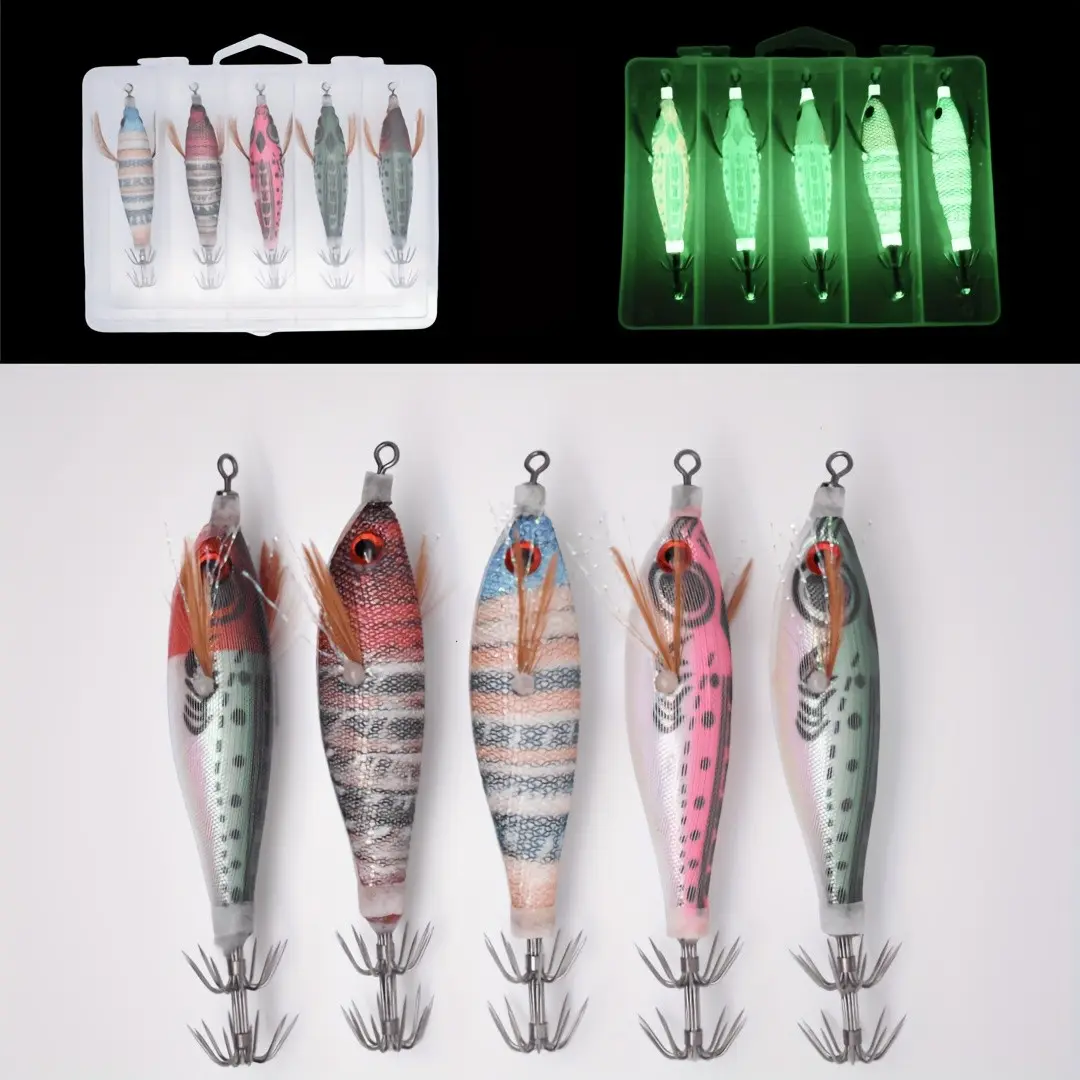 Squid Jig Slow Sinking Cuttlefish Lure, Artificial Octopus Bait for Shrimp Hook, Durable Lifelike Fishing Tackle, Sport Fishing Gear, Fishing Lures